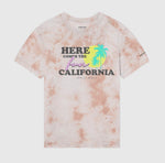 Unisex Kids Tie Dye Cali- T-shirt