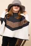 Girls Pullover Pancho